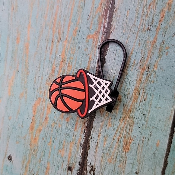 Basketball Straw Topper - Picture 3 of 5